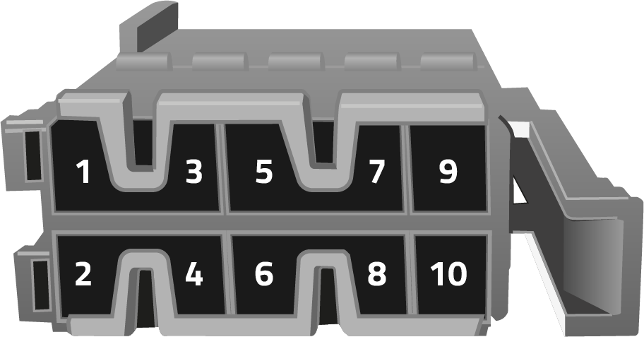 Pinbelegung 10-polig