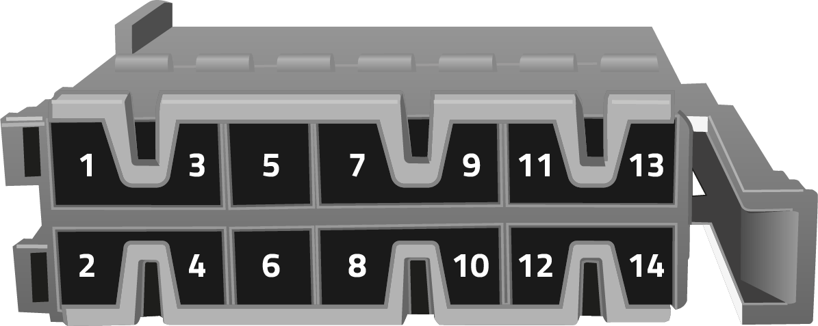 Pinbelegung 14-polig